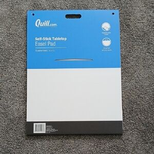 Pack Of 6 Quill Self-Stick Tabletop Easel Pad - Blue & White